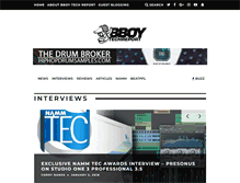 Tablet Screenshot of bboytechreport.com